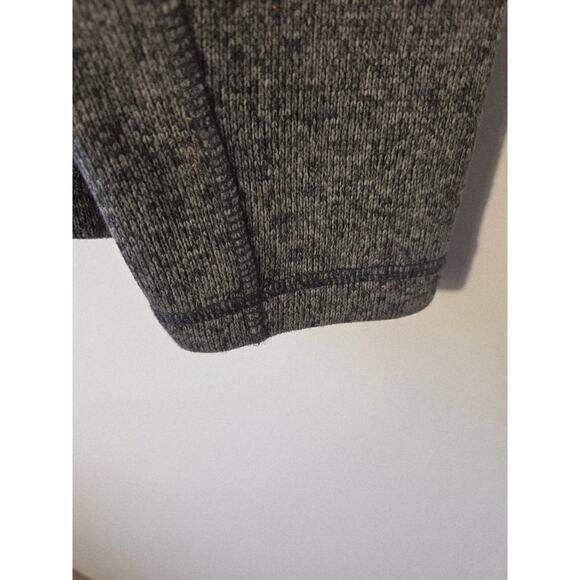 Eddie Bauer Mens L Pullover Fleece 1/4 Snap Gray & Rust Zip Pockets Gorpcore - Picture 6 of 11